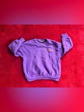 Mini Rodini Embroidered Dog Purple Sweatshirt Size 8 UNISEX